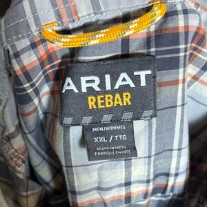 ARIAT REBAR BUTTON DOWN SHIRT size XXL